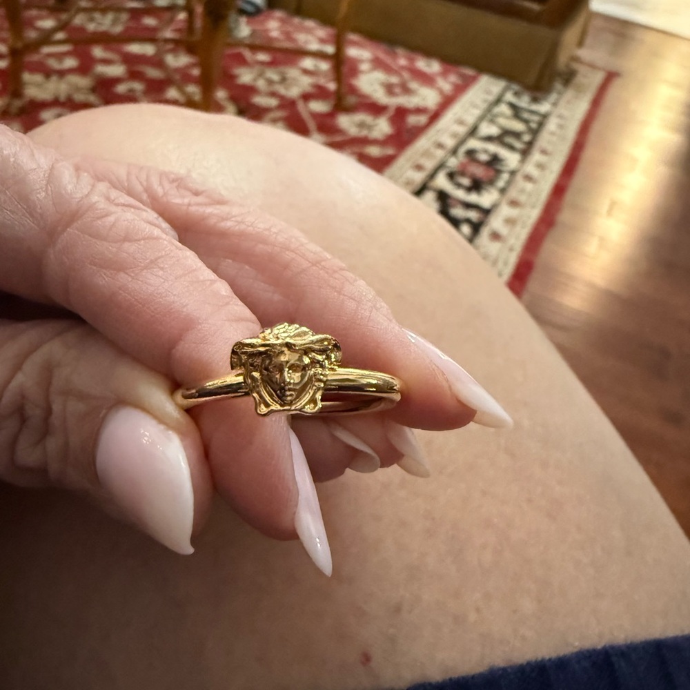 Versace Gold Medusa Ring